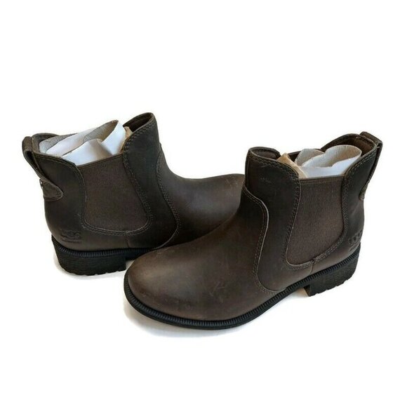 UGG Womens Sz 5.5 Bonham Boot III Fashion Waterproof Chelsea Slate Boots 1110129 - Picture 8 of 8